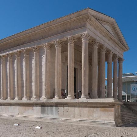"Le Paisible" Clim Et Jardin En Centre Ville Nimes Bagian luar foto