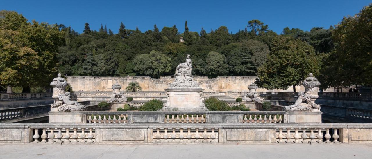 "Le Paisible" Clim Et Jardin En Centre Ville Nimes Bagian luar foto
